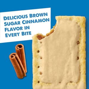 Pop-Tarts Toaster Pastries, Breakfast Foods, Kids Snacks, Frosted Brown Sugar Cinnamon, Value Pack (64 Pop-Tarts)