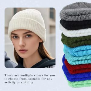 Wmcaps Winter Beanie for Men Women, Fleece Lined Beanie Soft Warm Knit Hat Ski Stocking Cuffed Cap